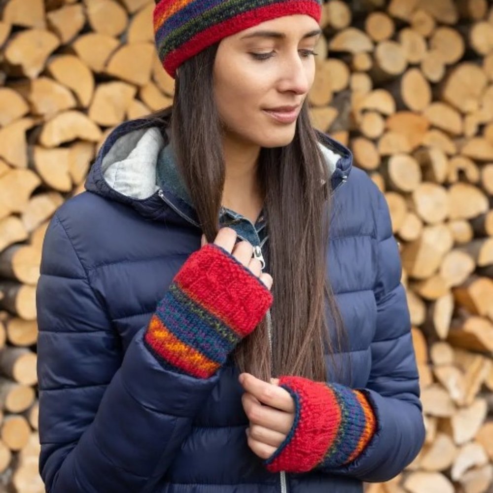 Sol Handcrafted Womens Knit Handwarmers